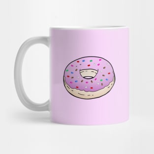 Donut Light Purple Glaze Sprinkles Mug
